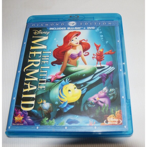The Little Mermaid Diamond Edition Blu-ray Walt Disney Jodi Benson DVD & Blu Ray - Picture 1 of 3